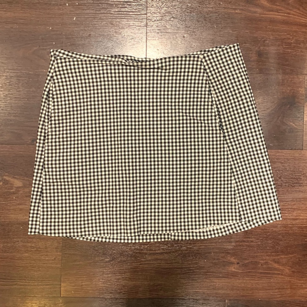 UO Check Mini Skirt